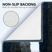 Luxe Home International Runner Jaricho Microfiber 2500 GSM Anti-Skid ( 2Ft x 5Ft , F.Green , Pack of 1 ) - 2x5 Ft, F.Green