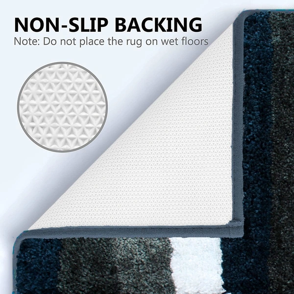 Luxe Home International Runner Jaricho Microfiber 2500 GSM Anti-Skid ( 2Ft x 5Ft , F.Green , Pack of 1 ) - 2x5 Ft, F.Green