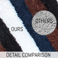 Luxe Home International Bathmat Jaricho Microfiber 2500 GSM Anti-Skid ( 60Cm x 90Cm , R.Brown , Pack of 1 ) - 60x90 cm, R.Brown