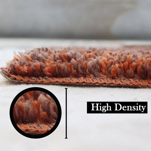 Luxe Home International Runner Moscow Microfiber 1600 GSM Anti-Skid ( Terra , 58 Cm x 140 Cm , Pack of 1 ) - Terra