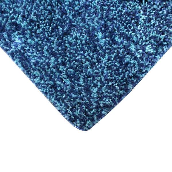 Luxe Home International Runner Moscow Microfiber 1600 GSM Anti-Skid ( Ocean , 58 Cm x 140 Cm , Pack of 1 ) - Ocean