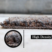 Luxe Home International Runner Moscow Microfiber 1600 GSM Anti-Skid ( Grey , 58 Cm x 140 Cm , Pack of 1 ) - Grey