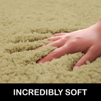 Luxe Home International Runner Newman Microfiber 2500 GSM Anti Slip ( Anti Gold, 2x5 Ft, Pack of 1 ) - 2x5 Ft, Anti Gold