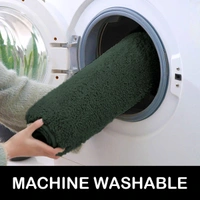 Luxe Home International Carpet Newman Microfiber 2500 GSM Anti Slip ( Hunter Green, 4x6 Ft, Pack of 1 ) - 4x6 Ft, Hunter Green