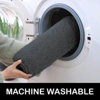 Luxe Home International Bathmat Newman Microfiber 2500 GSM Anti Slip ( Anthra, 40x60 cm, Pack of 1 ) - 40x60 cm, Anthra