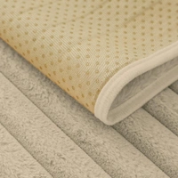 Luxe Home International Stripe Fur Sofa Cover 3 Seater Ultra-Soft Washable Anti-Slip Slipcover for Sofa (Beige, 170x90 cm) - Small, Beige