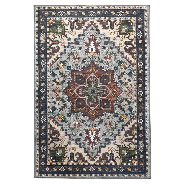 Luxe Home International Texture Polyester Carpet Multicolor (3 x 5 Feet) - 3x5 Ft, Soft And Premium Feel, multicolor