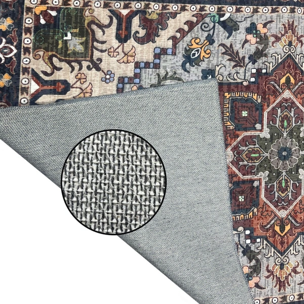 Luxe Home International Texture Polyester Carpet Multicolor (3 x 5 Feet) - 3x5 Ft, Soft And Premium Feel, multicolor