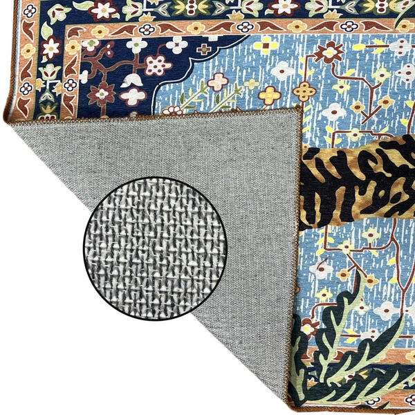 Luxe Home International Traditional Tiger Polyester Carpet Multicolor (3 x 5 Feet) - 3x5 Ft, Soft And Premium Feel, multicolor