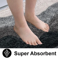 Luxe Home International Luxe Home Macau Waves Bath Mat (40x60 cm) Super Soft Microfiber, Anti Slip Backing, Washable Bathroom Mat Perfect for Bedroom - Green - 40x60 cm, Green