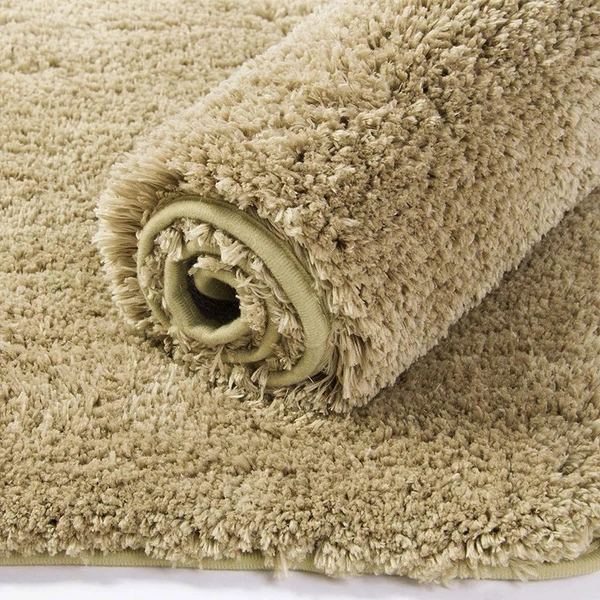 Luxe Home International Luxe Home Newman Carpets Microfiber Shaggy Carpet for Living Room, Bedroom - 3x5 Feet, Ultra Soft Non-Slip Fluffy Area Rug, Easy to Clean, Anti Gold - 3x5 Ft, Anti Gold