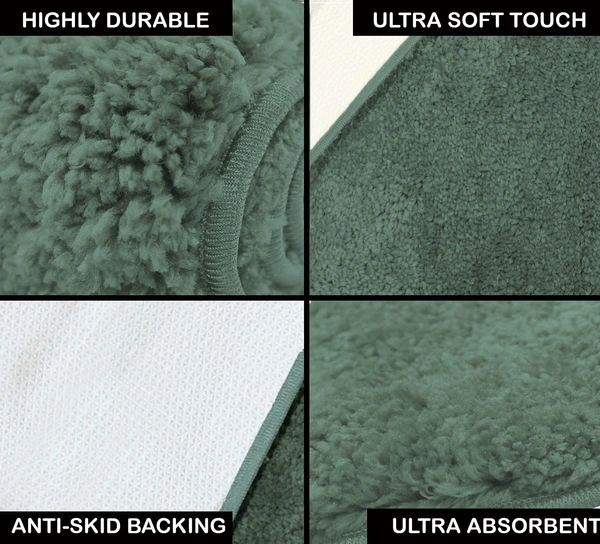 Luxe Home International Luxe Home Newman Carpets Microfiber Shaggy Carpet for Living Room, Bedroom - 3x5 Feet, Ultra Soft Non-Slip Fluffy Area Rug, Easy to Clean, Seige - 3x5 Ft, Seige