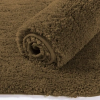 Luxe Home International Luxe Home Newman Carpets Microfiber Shaggy Carpet for Living Room, Bedroom - 3x5 Feet, Ultra Soft Non-Slip Fluffy Area Rug, Easy to Clean, Coffee - 3x5 Ft, Coffee