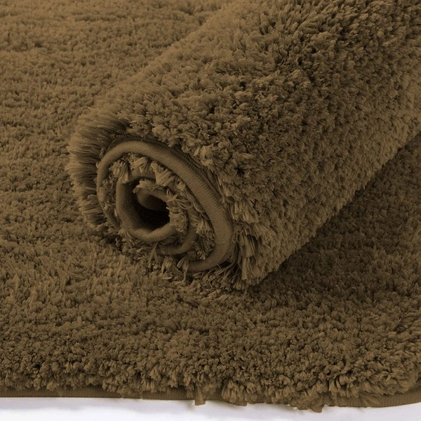 Luxe Home International Luxe Home Newman Carpets Microfiber Shaggy Carpet for Living Room, Bedroom - 3x5 Feet, Ultra Soft Non-Slip Fluffy Area Rug, Easy to Clean, Coffee - 3x5 Ft, Coffee