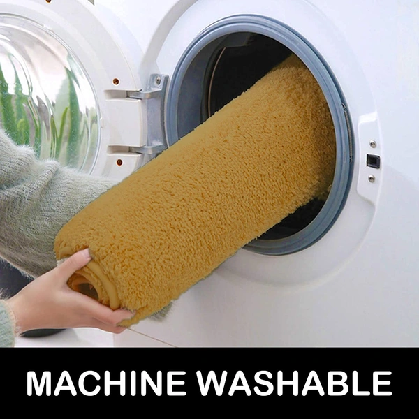 Luxe Home International Luxe Home Newman Carpets Microfiber Shaggy Carpet for Living Room, Bedroom - 3x5 Feet, Ultra Soft Non-Slip Fluffy Area Rug, Easy to Clean, Gold - 3x5 Ft, Gold