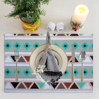 Luxe Home International Luxe Home Placemat Magic Rubber Non Slip Utensil Mat for Kitchen, Dining Table ( Stripe, 30x45 cm + 1x4 Ft, Set of 4) - Stripe