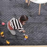 Luxe Home International Luxe Home Ruffle Floor Rug Rabbit Fur 1000 GSM Living Room Foot Mats Anti Skid Water Absorbent Easy Machine Washable Rug for Bedroom | Floor | 6 X 9 Ft | Grey | Pack of 1 - 6X9, Grey