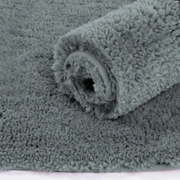 Luxe Home International Luxe Home Runner 2800 GSM Microfiber Anti Slip Water Absorbent Machine Washable and Quick Dry Vegas Mats for Bathroom, Kitchen, Entrance ( Grey , 2x5 Ft , Pack of 1 ) - 2x5 Ft, Grey