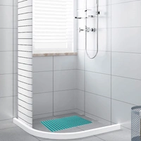 Luxe Home International Luxe Home Shower Mats for Bathroom Anti Slip Non Skid Bathtub Mat (Aqua, 40x70 cm) - 40x70 cm, Aqua