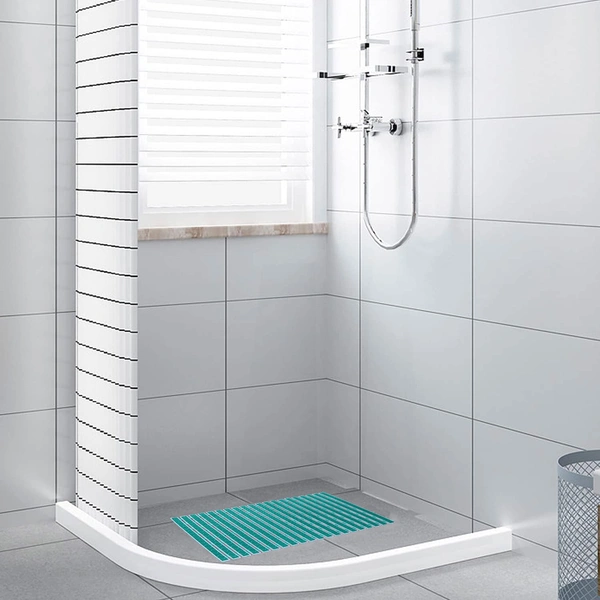 Luxe Home International Luxe Home Shower Mats for Bathroom Anti Slip Non Skid Bathtub Mat (Aqua, 40x70 cm) - 40x70 cm, Aqua