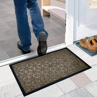 Luxe Home International Luxe Home Star Rubber Coir Door Mat Anti Slip Doormat for Indoor and Outdoor (Yellow, 45cm x 75cm) - 45x75 cm, Yellow