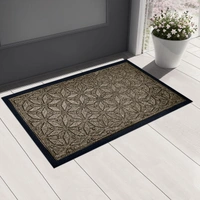 Luxe Home International Luxe Home Star Rubber Coir Door Mat Anti Slip Doormat for Indoor and Outdoor (Yellow, 45cm x 75cm) - 45x75 cm, Yellow