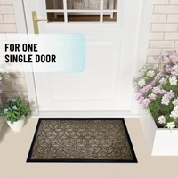 Luxe Home International Luxe Home Star Rubber Coir Door Mat Anti Slip Doormat for Indoor and Outdoor (Yellow, 45cm x 75cm) - 45x75 cm, Yellow