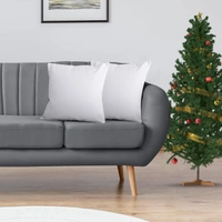 Luxe Home International Luxe Home Cushion Filler 16 inch x 16 inch for Sofa Cushion Covers - White, Pack of 3 - 40x40 Cm, White