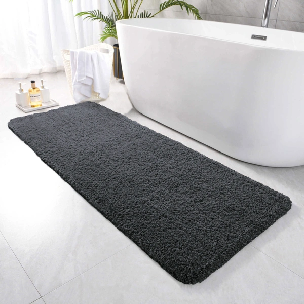 Luxe Home International Runner Newman Microfiber 2500 GSM Anti Slip ( Anthrea, 2x5 Ft, Pack of 1 ) - 2x5 Ft, Anthrea