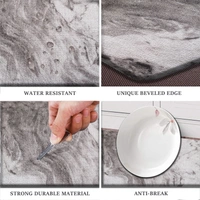 Luxe Home International Cuba PVC Loop Utility Anti-Fatigue Indoor/Outdoor Mats for Home | Cushioned, Non Slip, Washable | Mat for Kitchen, Garage & More - 45x75 cm, Brown