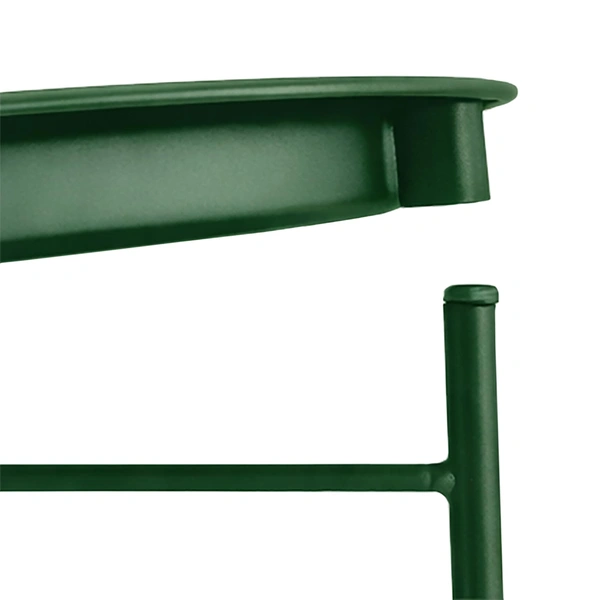 Luxe Home International Round Metal Side Table for Living Room & Bedroom Modern Bedside Table, Coffee Table, Corner Table with Sturdy Iron Frame, Blue, 33x33x48-Small - 33x33x48cm, Green