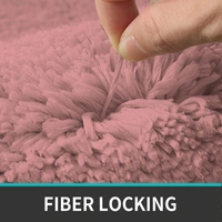 Luxe Home International Vegas Floor Runner Soft, Non Slip Rugs for Bedroom side and Bathroom Floor - 2x5 Ft, Fuscia