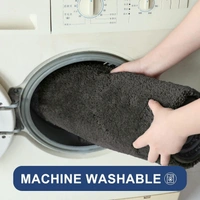 Luxe Home International Bathmat Newman Microfiber 2500 GSM Anti Slip ( Arabic Coffee, 40x60 cm, Pack of 1 ) - 40x60 cm, Arabic Coffee