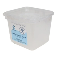 FAIRBIZPS Bio-Medical Sharps Container with Puncture Proof for Needles, Glass Waste and Metallic Implants-Capacity 1.5Liter