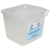 FAIRBIZPS Bio-Medical Sharps Container with Puncture Proof for Needles, Glass Waste and Metallic Implants-Capacity 1.5Liter