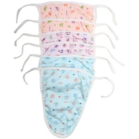 Fairbizps FAIRBIZPS Soft Cotton Baby Langot Cloth Diapers Washable Skin Friendly Baby Langot Reusable Cloth Nappies - Set of 6 (Pink & Orange)