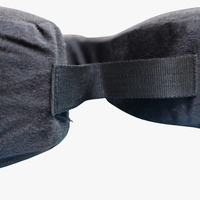 FAIRBIZPS Coccyx, Tailbone, Sciatica, Lower Back Support and Pain Relief Seat Cushion with Removable Cover Fits Most Desk, Computer Chairs and Car Seats - Standard, Black