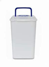 FAIRBIZPS 12 LTR Bio-Medical Sharps Container | Puncture Proof Plastic Disposal Bin for Needles