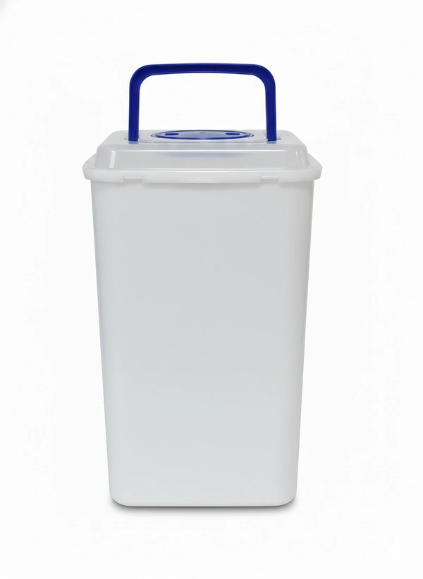 FAIRBIZPS 12 LTR Bio-Medical Sharps Container | Puncture Proof Plastic Disposal Bin for Needles