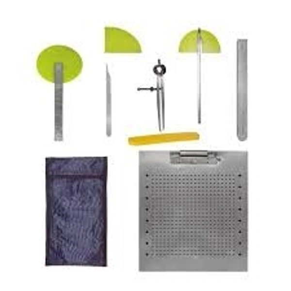 FAIRBIZPS Metal Tactile Geometry Board For blindness or visual impairments