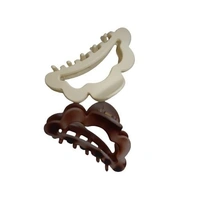 PALAK SAXENA Palak Saxena Large Claw Hair Clips for Thick Hair, 4.3 inches, Matte Finish, Non-Slip, Strong Hold, Set of 3, Multicolour