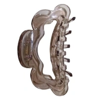 PALAK SAXENA Palak Saxena Large Hair Claw 3Pcs Big Clutchers Acrylic Plastic Tight Grip for Women & Girls Jumbo Stylish Trendy Hairstyling Clips 3Pcs - Large Size 3 inches (10.9 cm)