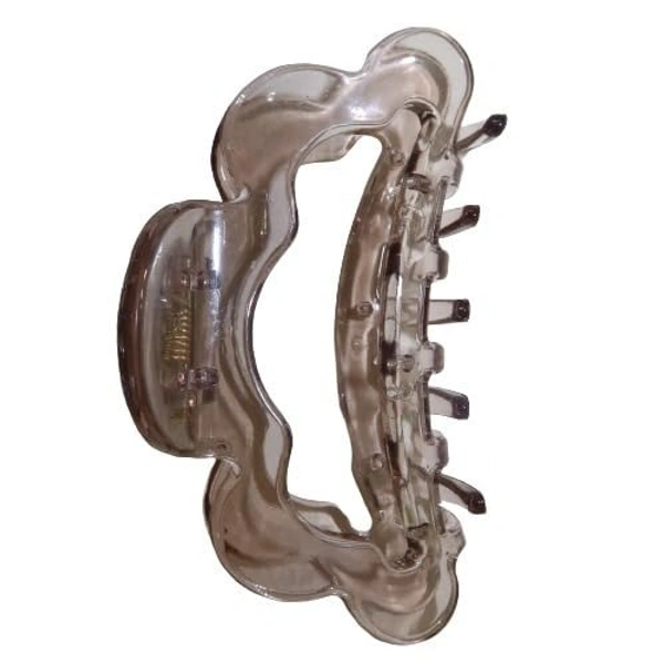 PALAK SAXENA Palak Saxena Large Hair Claw 3Pcs Big Clutchers Acrylic Plastic Tight Grip for Women & Girls Jumbo Stylish Trendy Hairstyling Clips 3Pcs - Large Size 3 inches (10.9 cm)