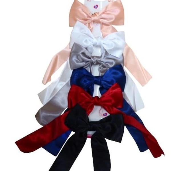 PALAK SAXENA Palak Saxena Six pieces of hair bows for women, including hair ribbon bows with long tails and hair bow clips and hair Barrettes for women's accessories