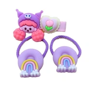 PALAK SAXENA Palak Saxena Baby Rubber Bands | Clips | Rings combo For Baby Girls, Toddler Girls (Tic-Tac & Barrette Hair Pin, Pack of (2 - 5 x 3 x 3 cm