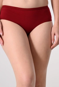 FAIRO STORE Women's Cotton Panties Comfortable Solid Panties Multicolor Panties (Pack of 3) - (L) 90cm