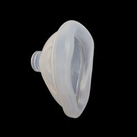 FAIRBIZPS Silicone Face Mask – Size 4 (Adult) | Soft, Medical-Grade Anaesthesia Mask | Reusable & Autoclavable | Comfortable Fit with Airtight Seal