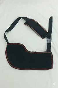 FAIRBIZPS Arm Sling | Arm Support for Kids | Lightweight & Adjustable Child Arm Brace for Injuries, Fractures, Sprains – Comfortable Sling for Boys & Girls - Black