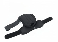 FAIRBIZPS Adjustable Ankle Support Brace, Compression Wrap with Straps - Black