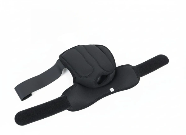 FAIRBIZPS Adjustable Ankle Support Brace, Compression Wrap with Straps - Black